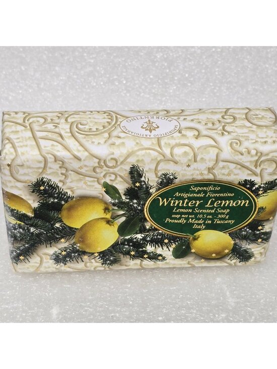 Saponificio Artigianale Fiorentino Winter Lemon Lemon Scented Soap Tuscany Italy - Picture 1 of 2